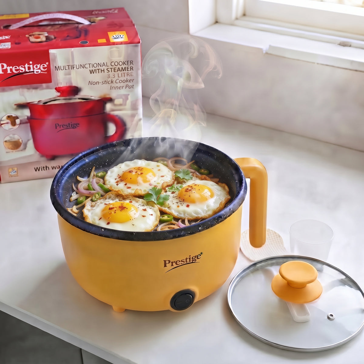Multifunction Electric Cooker with Steamer 3.3 (500-700gm Rice)
