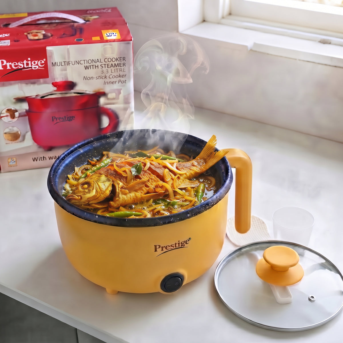 Multifunction Electric Cooker with Steamer 3.3 (500-700gm Rice)