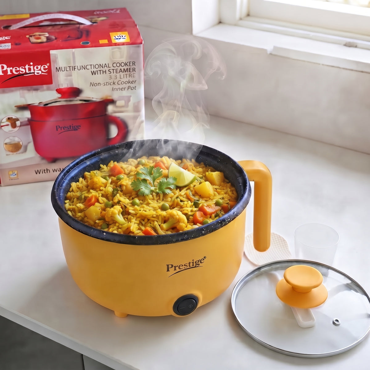 Multifunction Electric Cooker with Steamer 3.3 (500-700gm Rice)