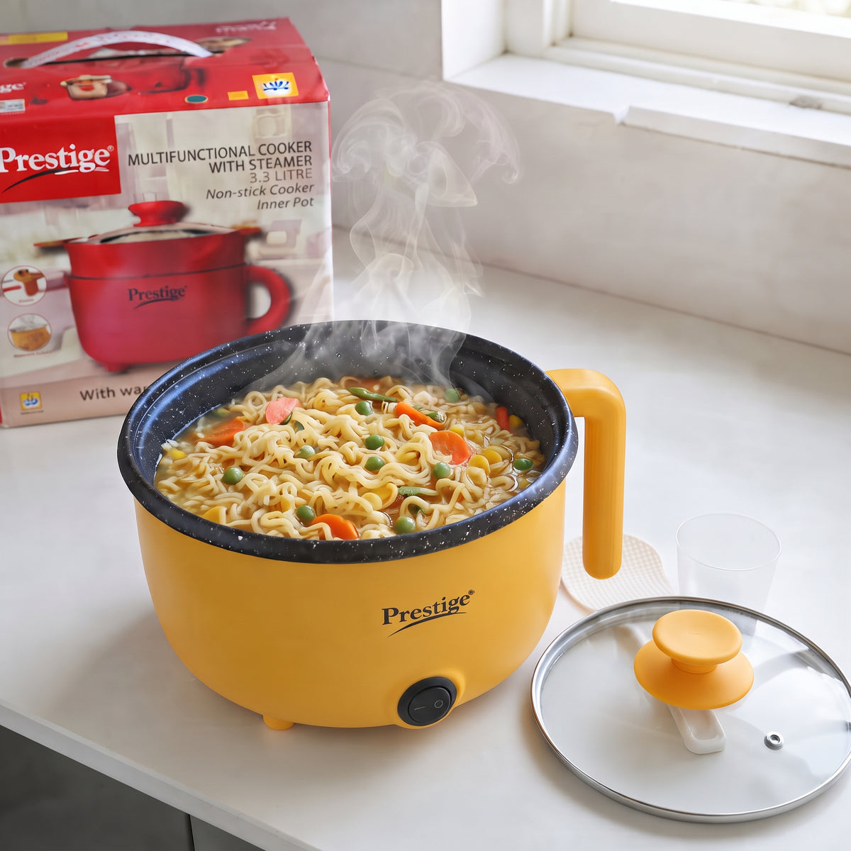 Multifunction Electric Cooker with Steamer 3.3 (500-700gm Rice)